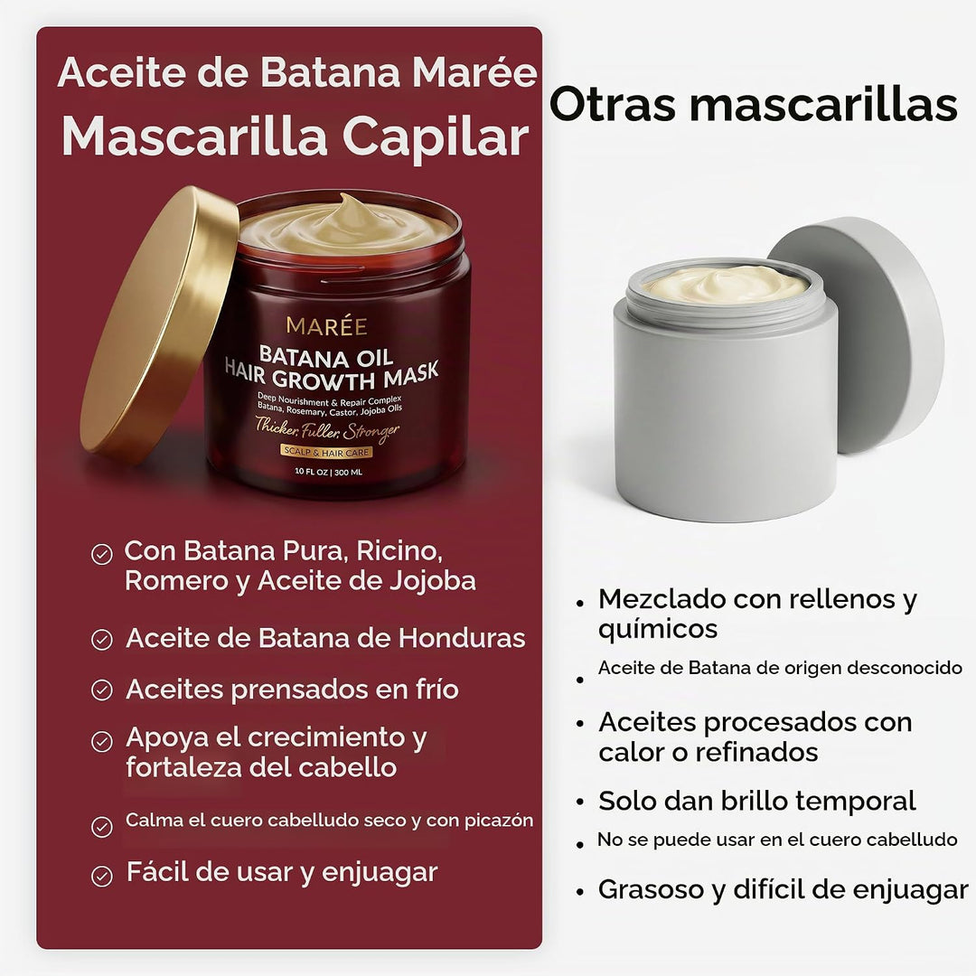MAREE Mascarilla capilar de acondicionamiento profundo para el trat...