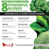 VITINITY Super Greens - Gomitas multivitamínicas | Hechas con 30 su...