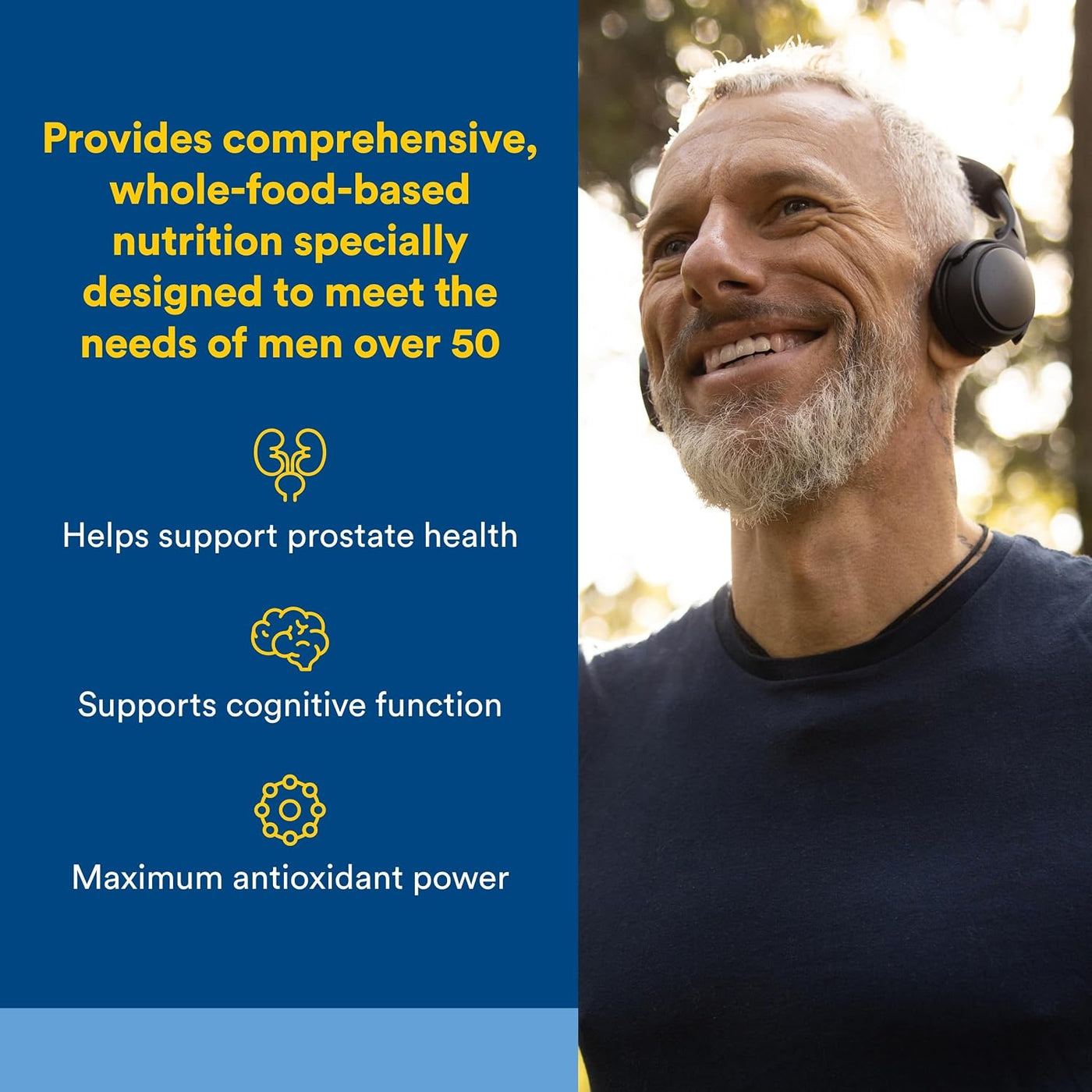 Natural Factors, Multivitamínico y mineral para hombres, 1 porción...