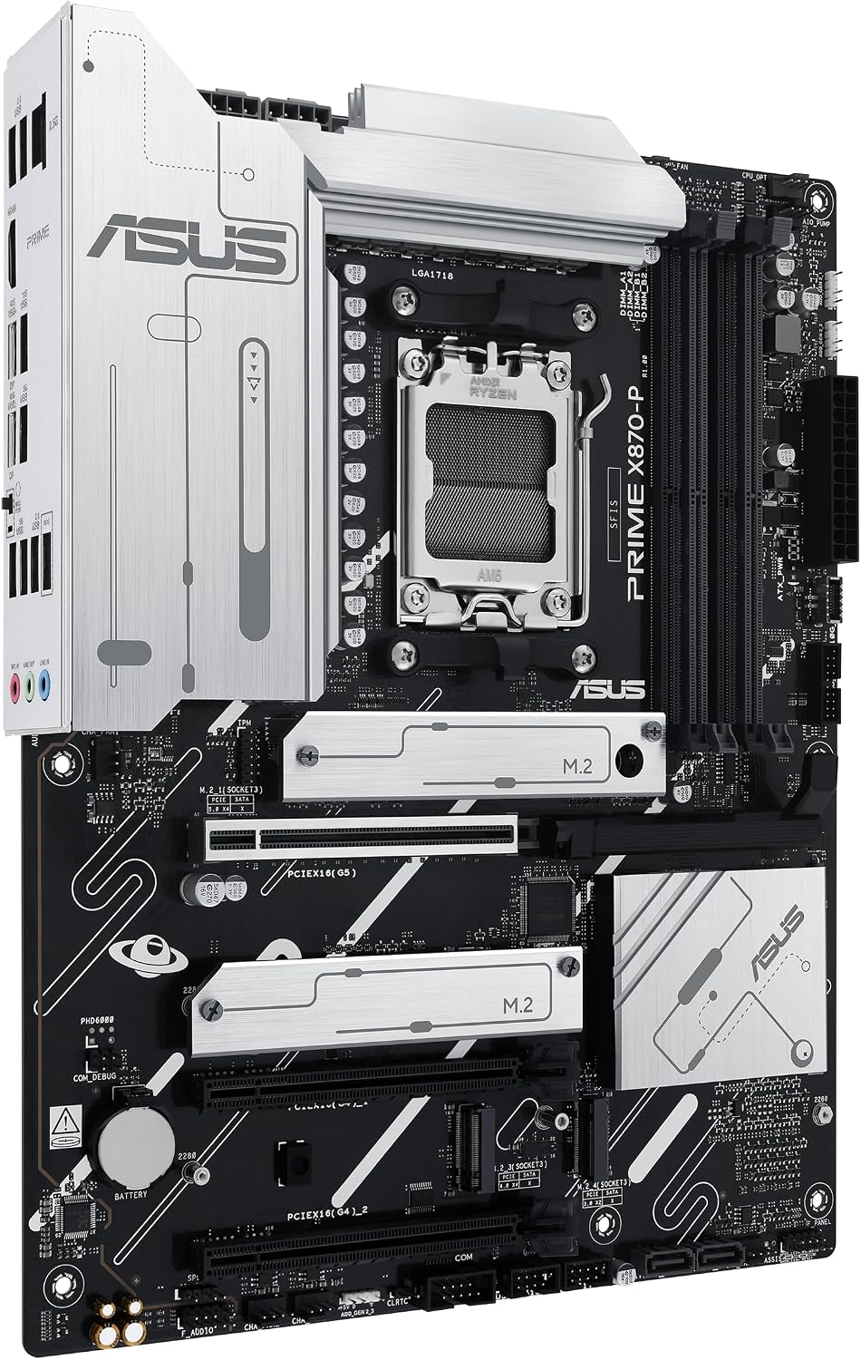 ASUS Prime X870-P-CSM AMD AM5 X870 ATX Business Motherboard, 14+2+1...