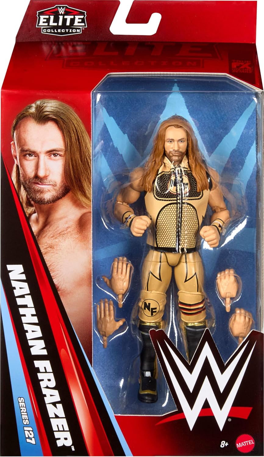 Mattel WWE Elite Nathan Frazer Figura de acción y accesorios