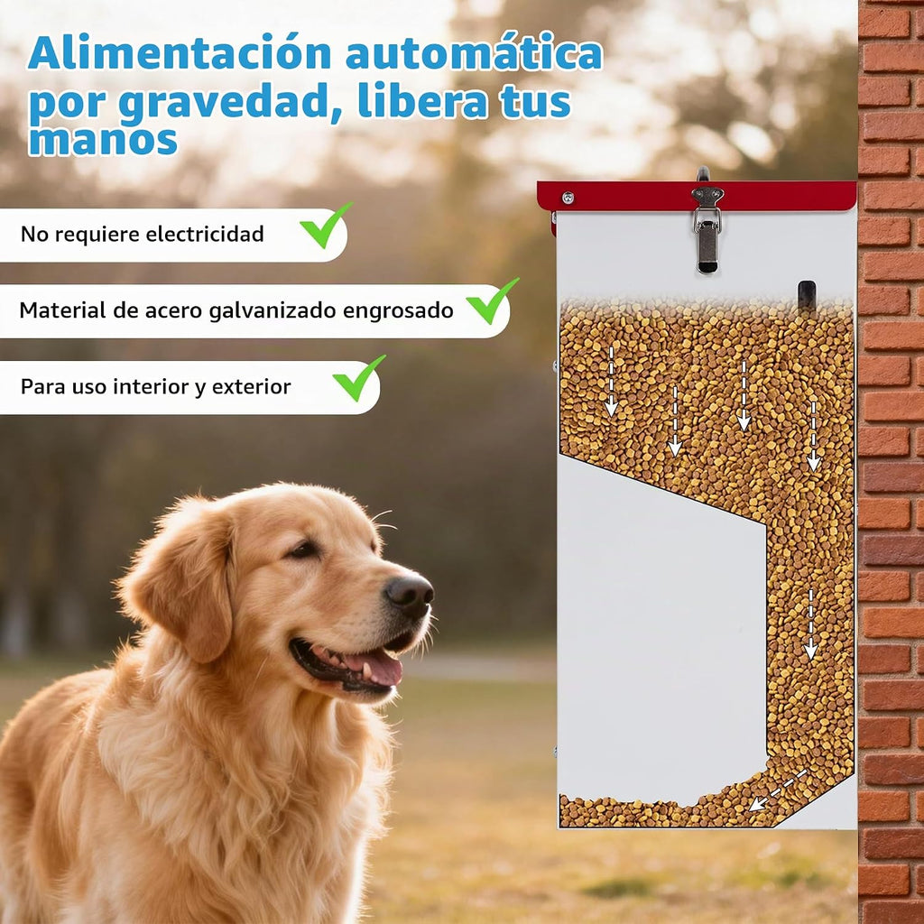 Alimentador automático para perros - Dispensador automático de