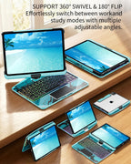 Funda de teclado Bluetooth de rotación de 360° para iPad Pro de 13 pulgadas