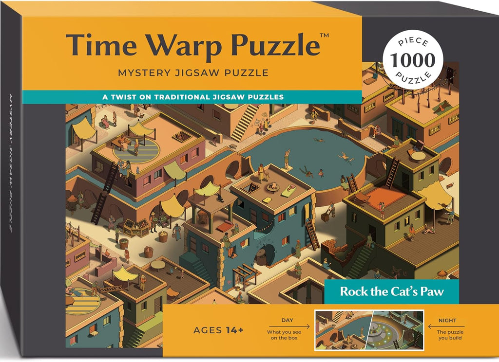 Time Warp Puzzle – Rock the Cat's Paw - Rompecabezas de 1000 Piezas para Adultos