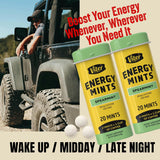 Viter Energy 40mg Mentas de cafeína - Sin azúcar, vitaminas B, vega...