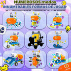 SMILESSKIDDO Kit de robot científico 120 en 1, juguete de aprendizaje y