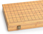 Juego plegable estándar Go - Juego de mesa de estrategia clásico (tablero weiqi19 x19), guía para principiantes de reglas básicas de ir.