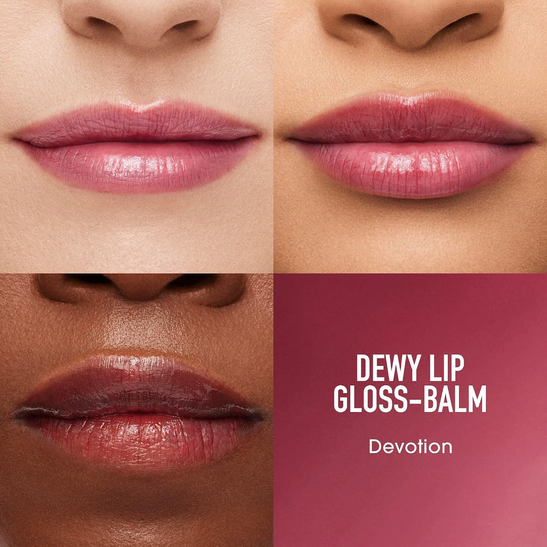 bareMinerals Dewy Lip Gloss-Balm, brillo labial hidratante + bálsam...