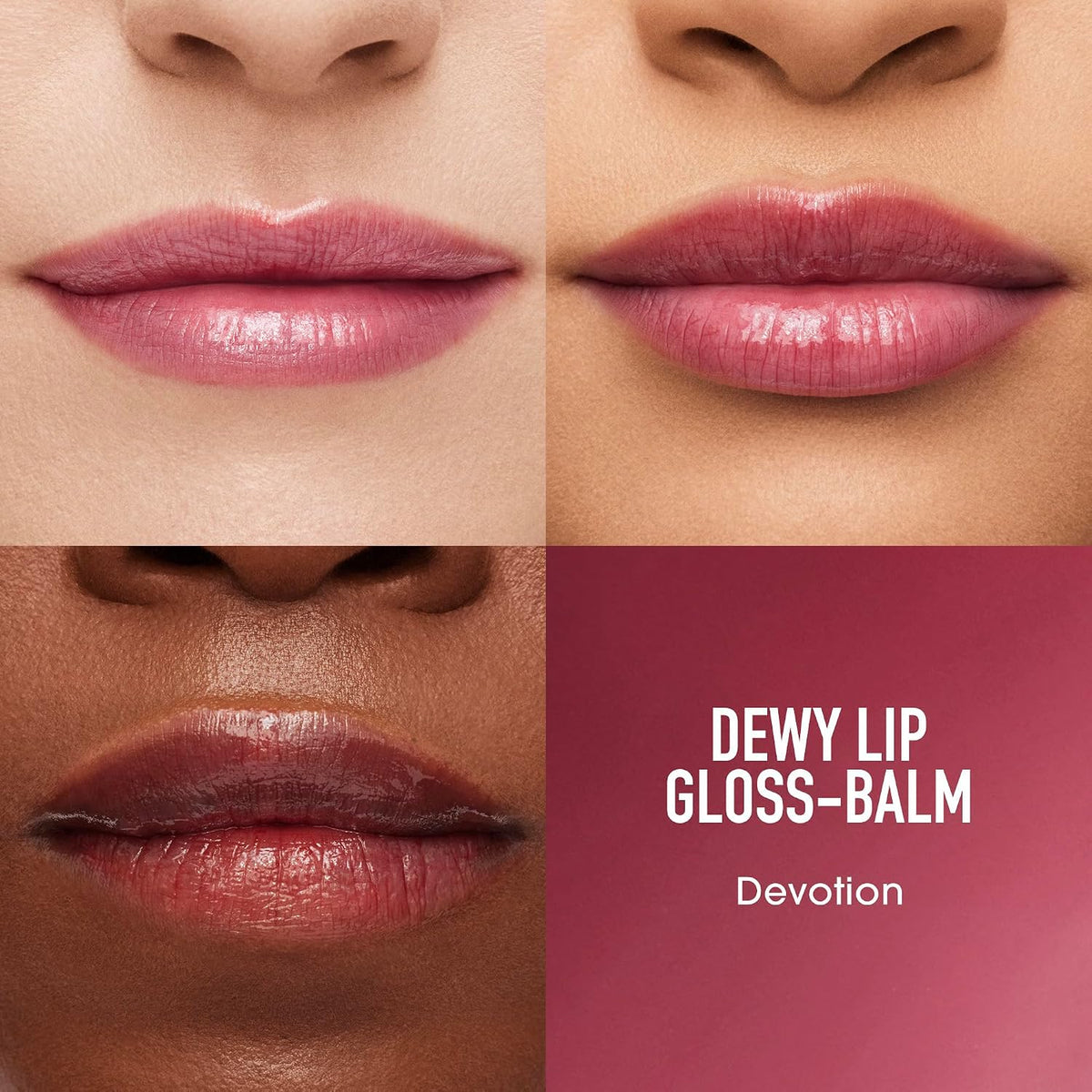 bareMinerals Dewy Lip Gloss-Balm, brillo labial hidratante + bálsam...