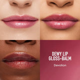 bareMinerals Dewy Lip Gloss-Balm, brillo labial hidratante + bálsam...
