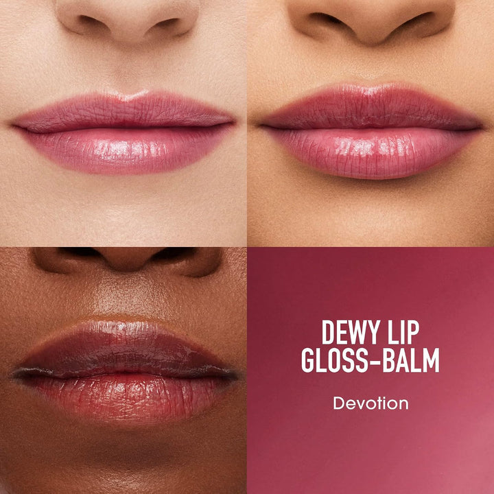 bareMinerals Dewy Lip Gloss-Balm, brillo labial hidratante + bálsam...