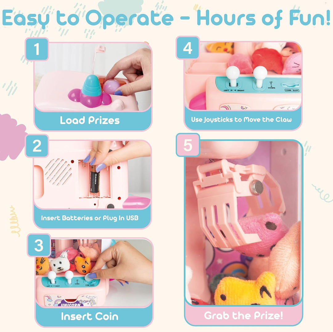 Máquina de garras para niños, mini juego de arcade, máquina expende...