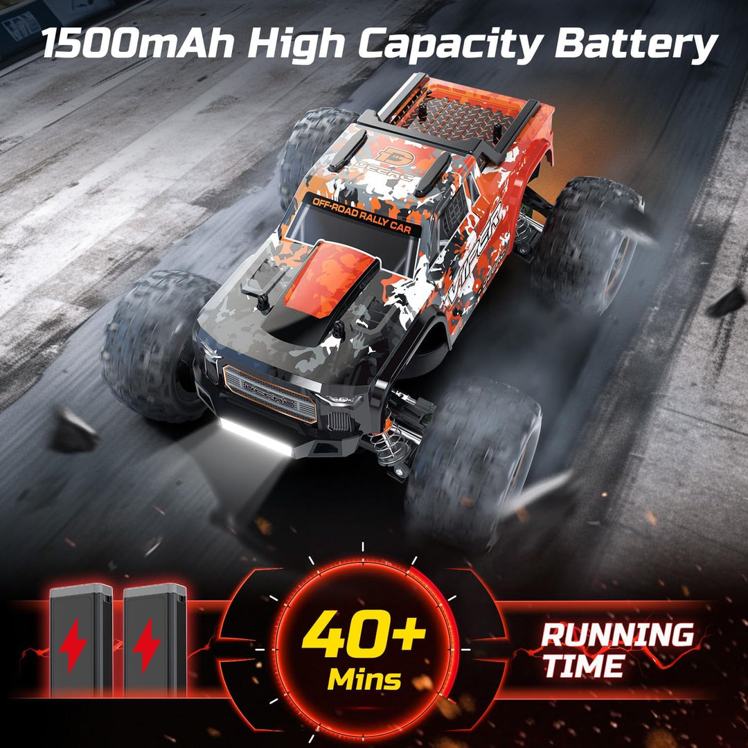 DEERC H16R - Autos RC rápidos sin escobillas, auto de control remot...