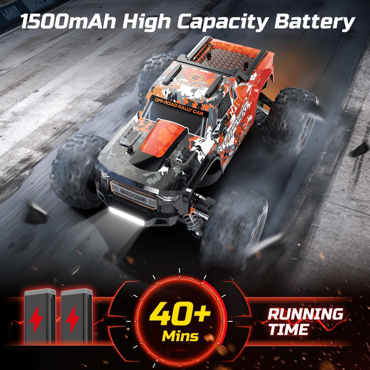 DEERC H16R - Autos RC rápidos sin escobillas, auto de control remot...