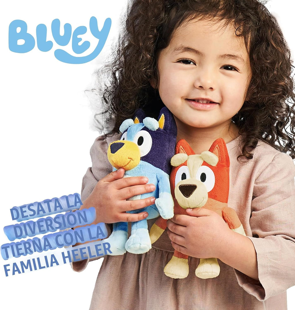 Bluey Heeler Family Stuffed Animal Set de 4, 7-8” Plush Figure Toys