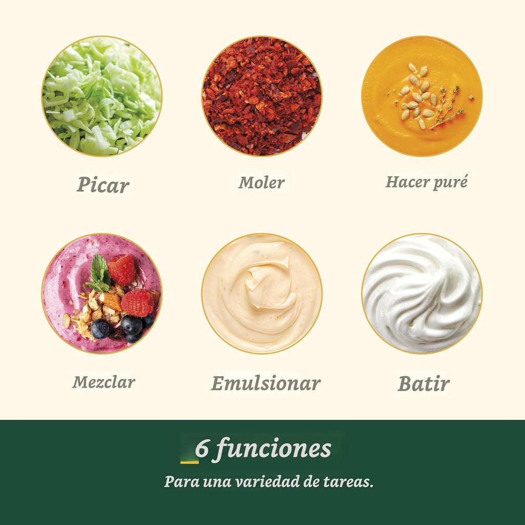 Cuisinart CSB-179 Smart Stick Licuadora de mano de velocidad variable, acero inoxidable