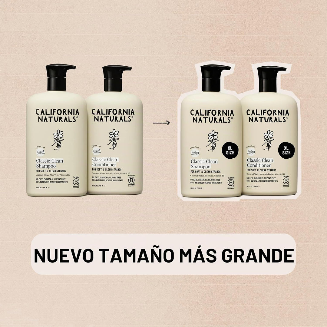 California Naturals Classic Clean - Juego de champú y acondicionado...