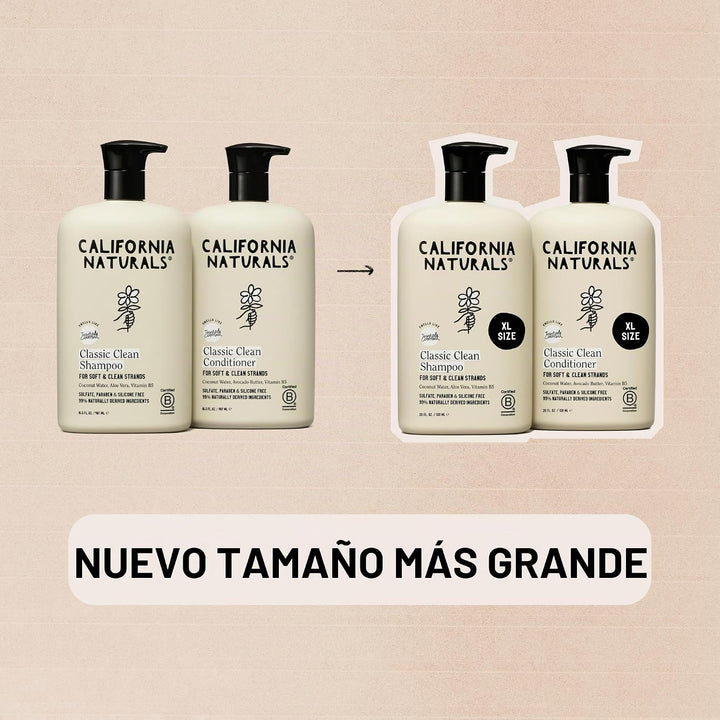 California Naturals Classic Clean - Juego de champú y acondicionado...