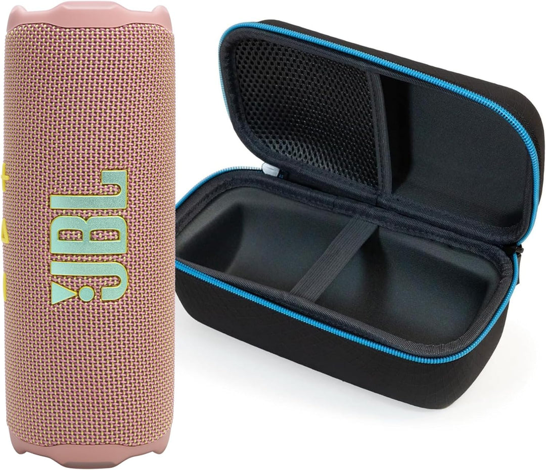JBL Flip 7 (Rosa) + Paquete con estuche protector de carcasa dura d...