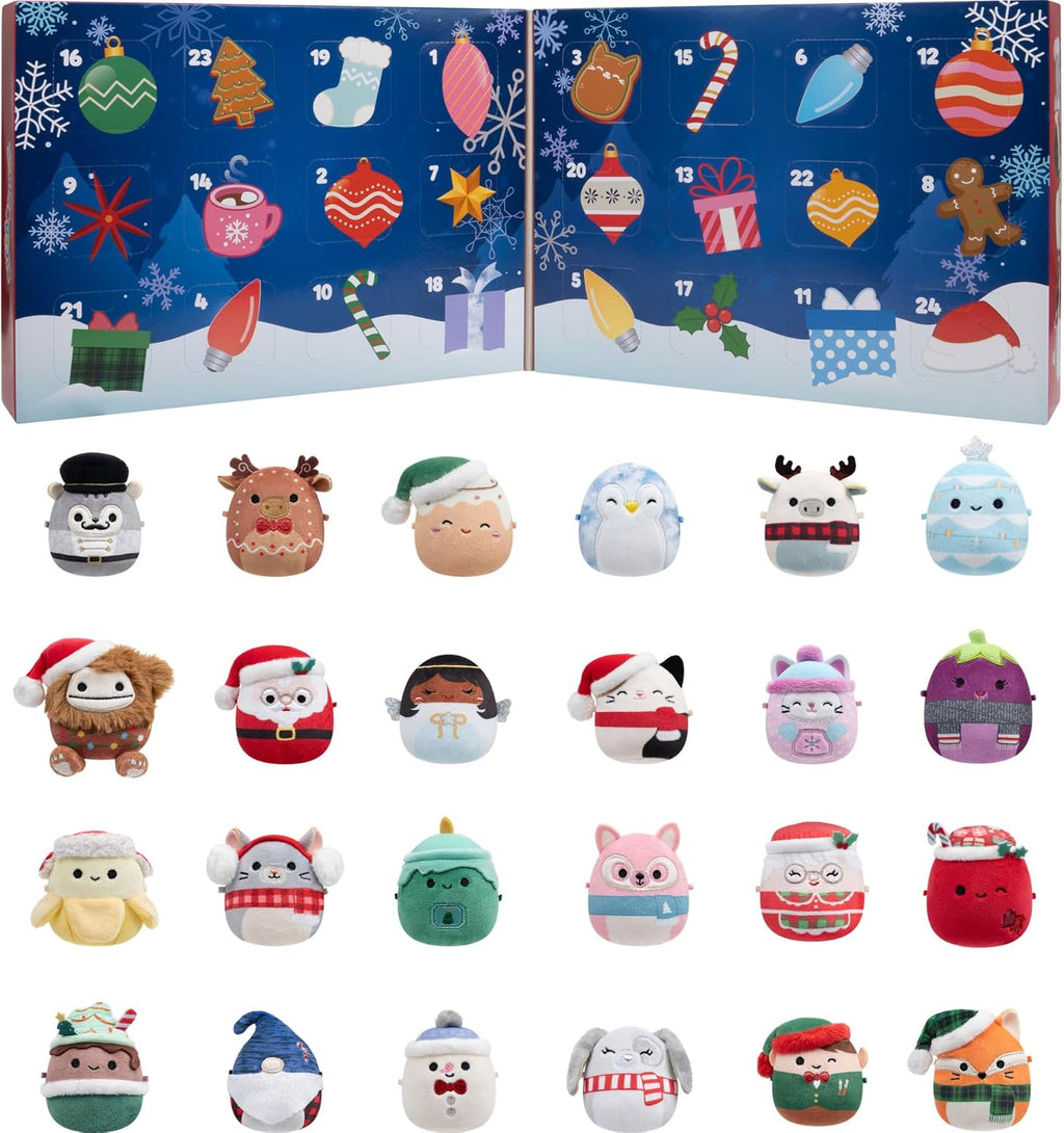 Squishmallows Calendario de Adviento de felpa de 24 días de Micromallows original