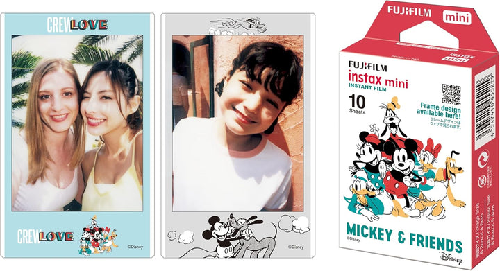 Película Instantánea Fujifilm para Cámara 10 Piezas Mickey &amp; Fr...