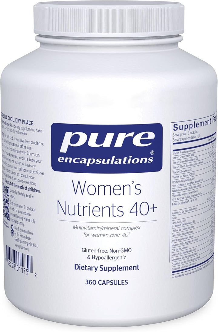Pure Encapsulations Women's Nutrients 40+ - Multivitamínico par...