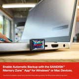SANDISK Unidad flash USB-C de ajuste extremo de 256 GB, velocidades...