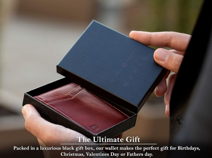 SERMAN BRANDS Money Clip Wallet - Mens Wallets slim Front Pocket RF...