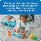 hand2mind Numberblocks Botellas Sensoriales del Uno al Cinco