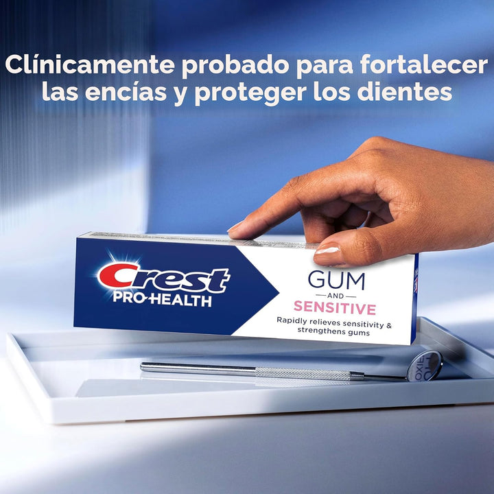 Crest Pasta de dientes para dientes y encías sensibles 4.8 oz (paqu...