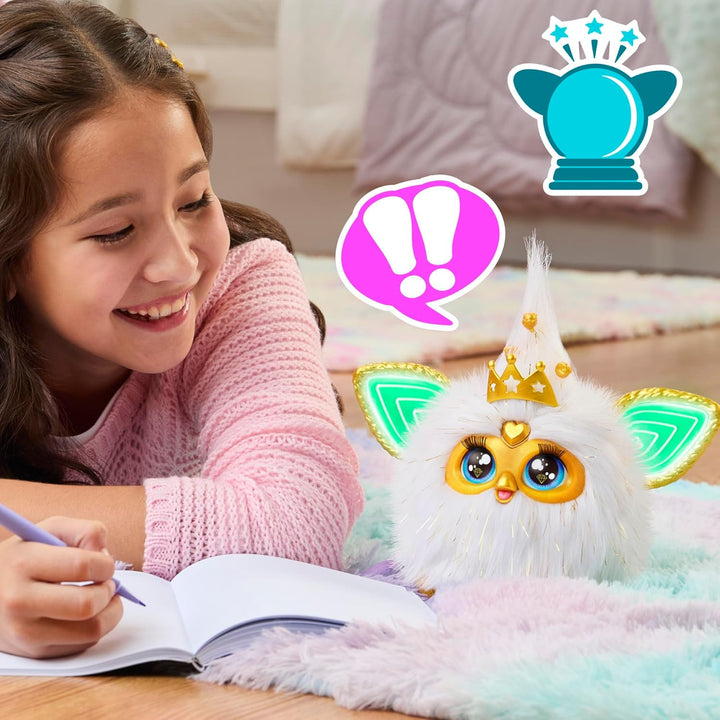 Furby Gold Glam - Juguetes interactivos de peluche para niñas y niñ...