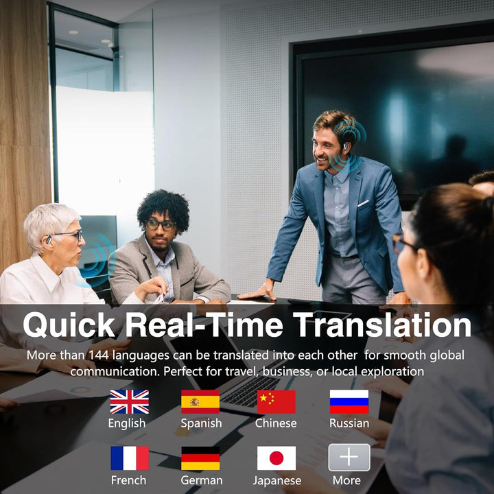 Auriculares de traducción AI en tiempo real, auriculares de traduct...