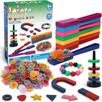 SAYAYA Kit de ciencia magnética de 228 piezas para niños, bolas magnéticas, 228 PCS