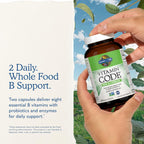 Garden of Life Vitamin Code Raw B-Complex, 120 cápsulas veganas, 120 unidades (1 paquete)
