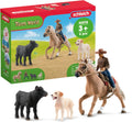 Schleich Farm World - 6 aventuras de equitación occidental - Niños a partir