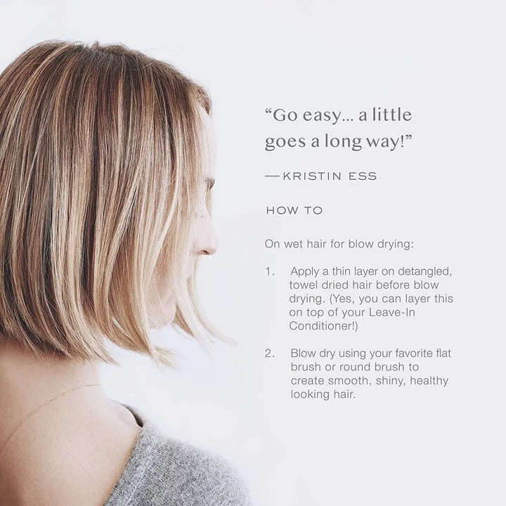 Kristin Ess Plancha alisadora + Style Assist Heat Protectant Spray...