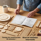 Modelo de máquina voladora de Leonardo da Vinci Pathfinders, juego con modelo de madera