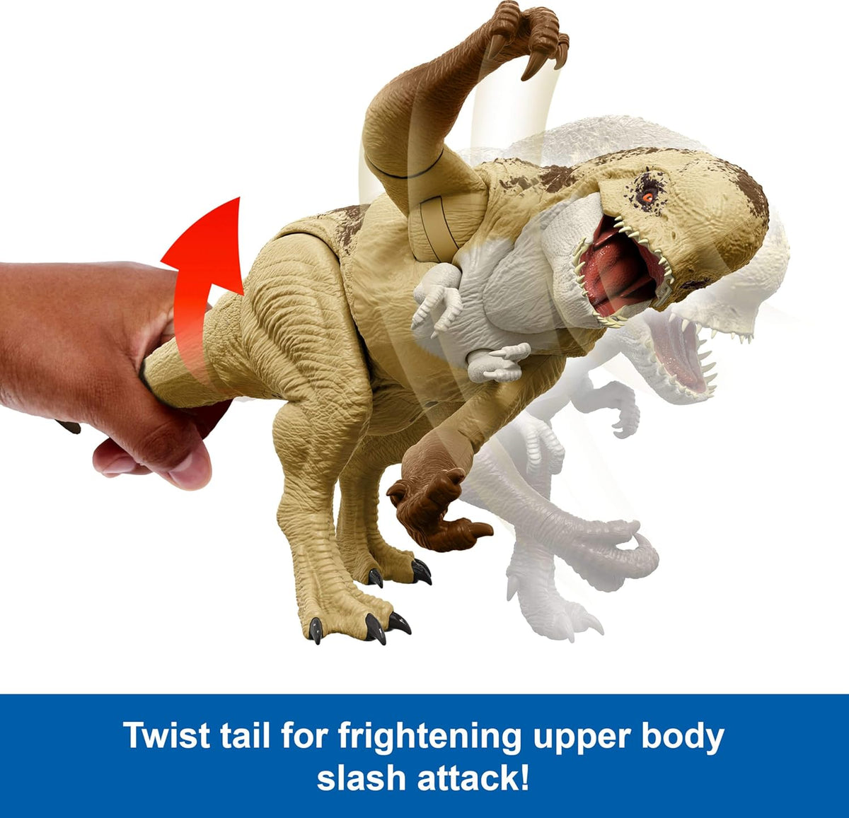 Mattel Jurassic World Rebirth Distortus Rex Rumble N