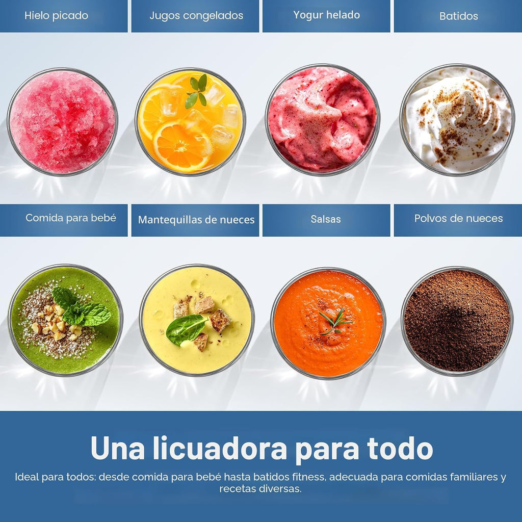 Licuadora del batido de 1200W, licuadora personal de la cocina