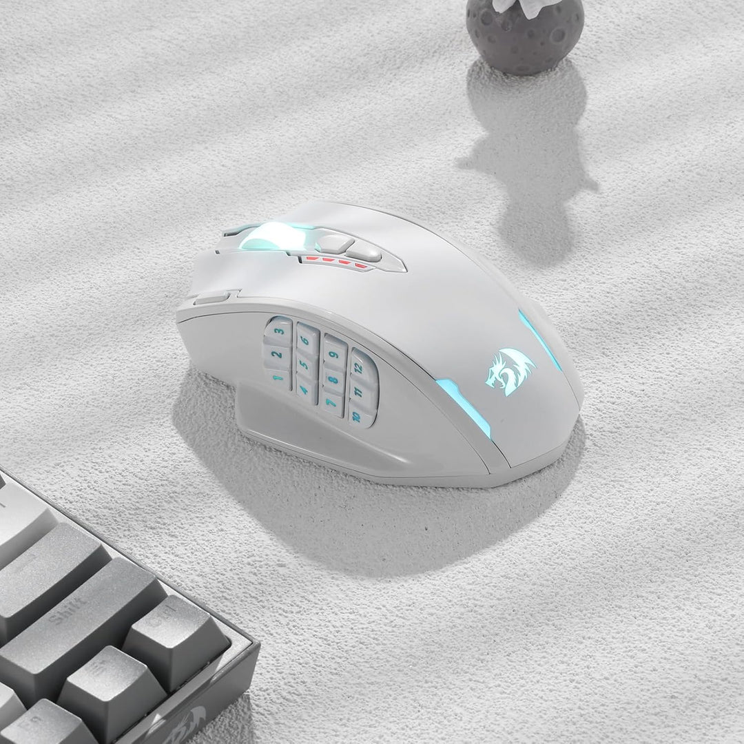 Redragon M913 Impact Elite ratón inalámbrico para juegos, ratón RGB...