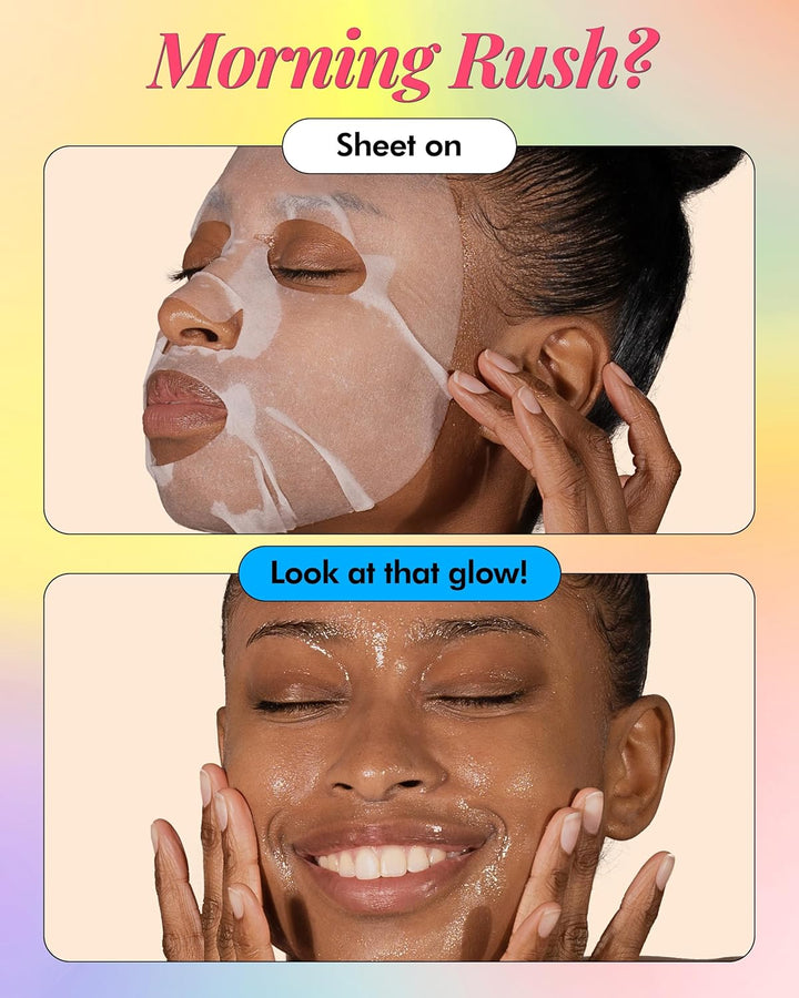 DERMAL Korea - Hoja de máscara facial con esencia de colágeno para...