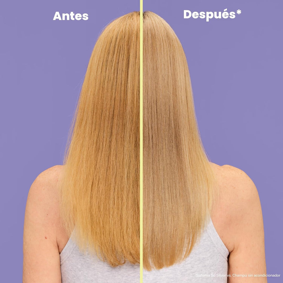 Matrix So Silver Champú Morado - Neutraliza los tonos amarillos, de...