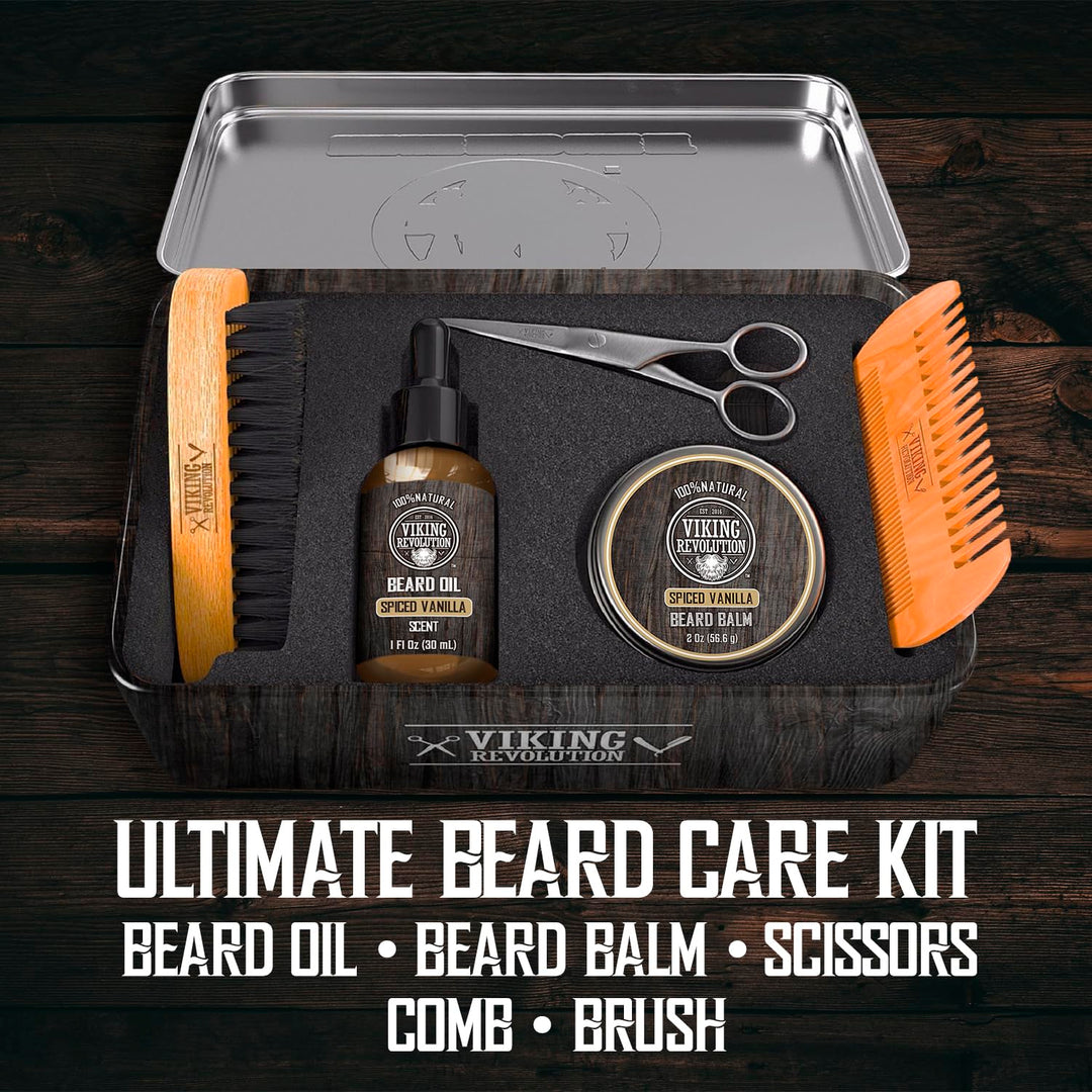 Viking Revolution - Kit definitivo para barba de vainilla especiada...