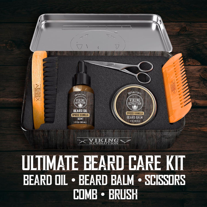 Viking Revolution - Kit definitivo para barba de vainilla especiada...