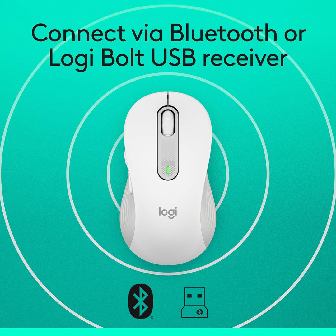 Ratón inalámbrico Logitech Signature M650 - Para manos pequeñas a m...