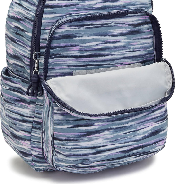 Kipling Mochila para portátil Seoul 15 para mujer, duradera, espaci...