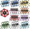 30 piezas transformables Fidget Spinners para niños, diez colores