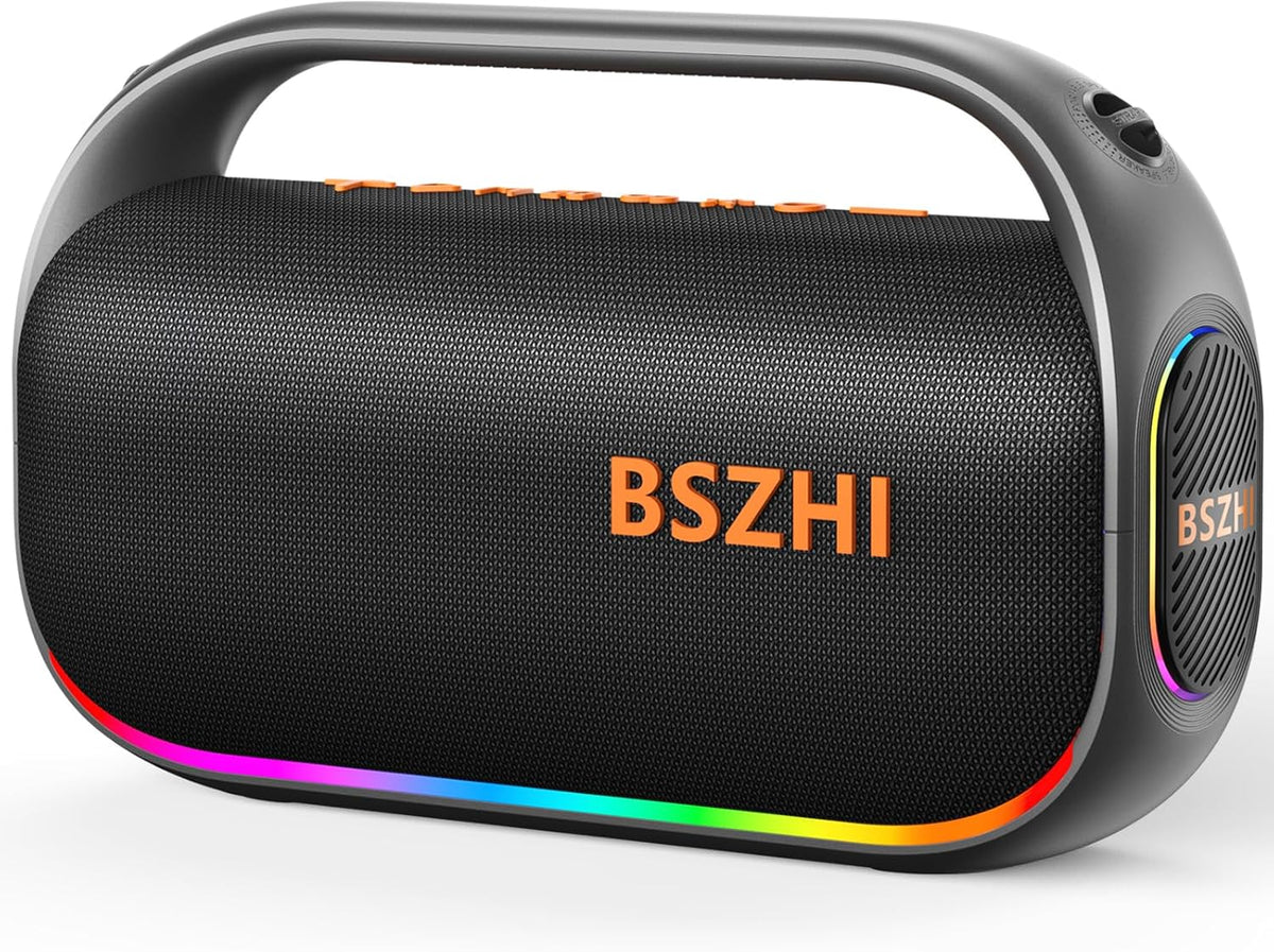 BSZHI Altavoz Bluetooth de 80 W (máximo de 120 W) Fuerte, Altavoces...