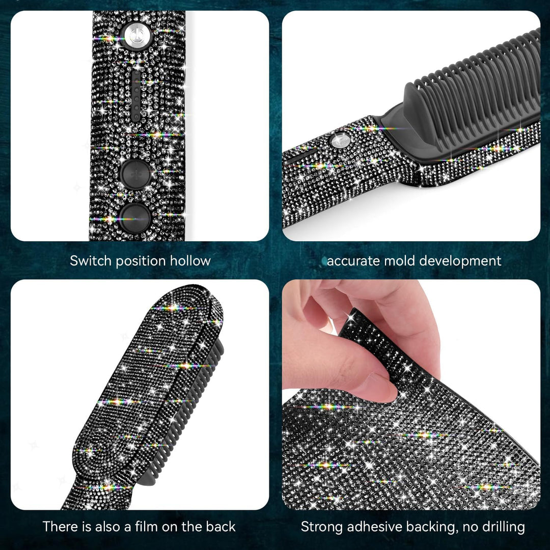 Funda brillante para cepillo alisador de cabello TYMO, calcomanía d...