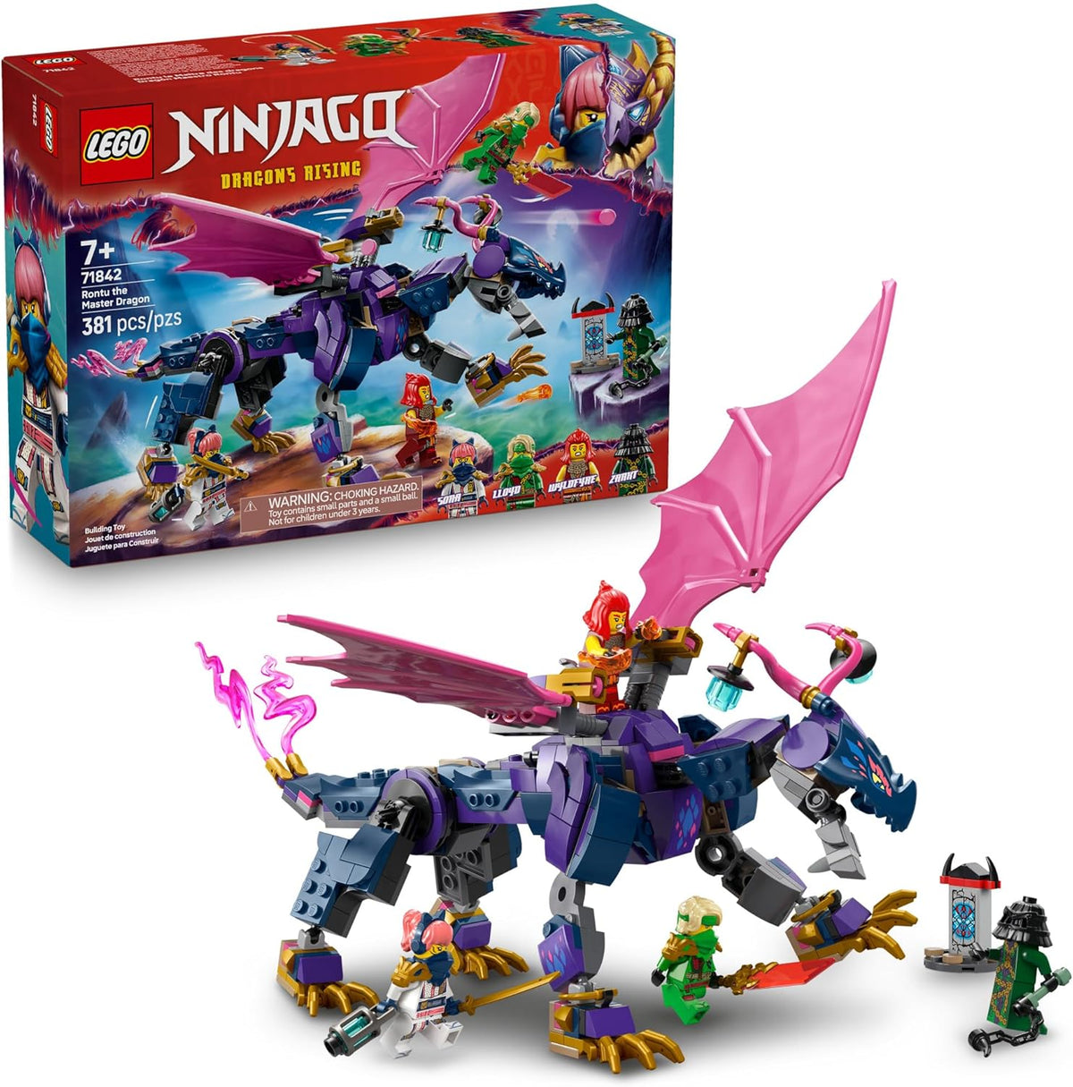 LEGO NINJAGO Rontu El Dragón Maestro - Kit de construcción